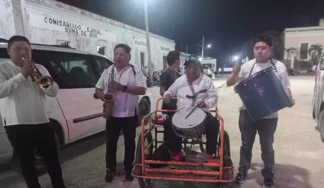 En la localidad casi no quedan músicos que se dediquen a animar las fiestas a la Virgen María