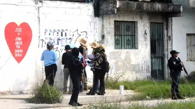 Los miembros del colectivo “Verdad, Memoria y Justicia” buscan a sus familiares en la región, algunos de los cuales permanecen sin localizar desde el año 2018