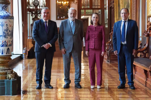El Ingeniero Carlos Slim se reunió con la mandataria federal.