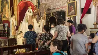 Más de mil devotos han visitado a la Virgen del Carmen durante sus fiestas patronales 2025