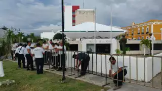 Blindan el Congreso de Campeche previo a votación de la Reforma Judicial: EN VIVO