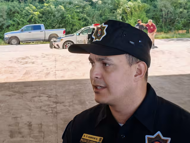 El subsecretario de Operación Policial de la SPSC, Alejandro Yosafat García Villalpando, afirmó que los agentes estatales no accionaron las armas largas