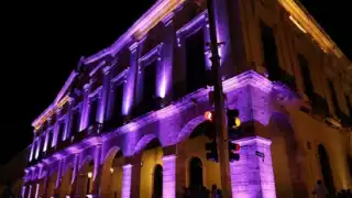 Así se veía el Palacio de Gobierno