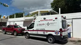 Hombre termina en el hospital en Ciudad del Carmen tras caer de un árbol mientras podaba