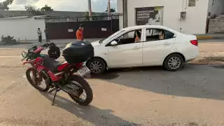 Choques afectan el tráfico de Ciudad del Carmen la mañana de este domingo