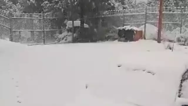 Así se reportó la primer nevada de la temporada en el Estado de México