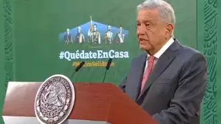 AMLO, durante su tradicional conferencia matutina
