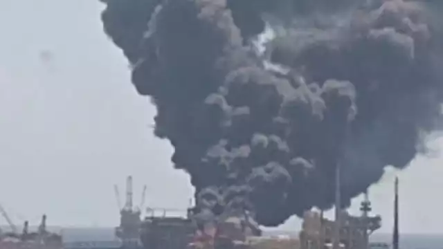 Los obreros resultaron con quemaduras