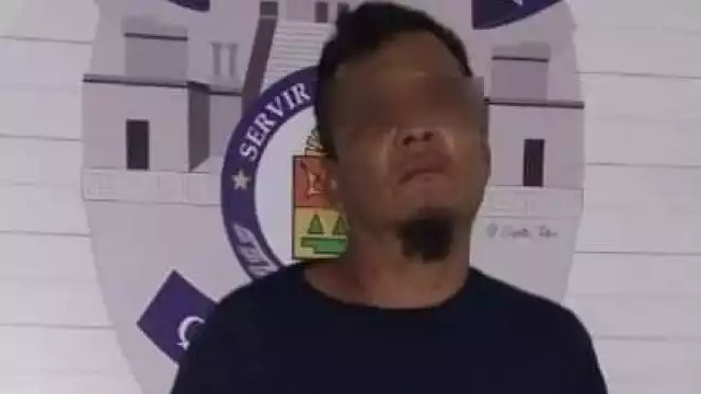 El hombre fue detenido y puesto a disposición de la autoridad correspondiente