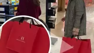 La exlíder de Morena fue captada en Palacio de Hierro comprando productos de la famosa marca Carolina Herrera