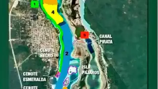 Delimitan cinco zonas para la navegación en la Laguna de Bacalar 
