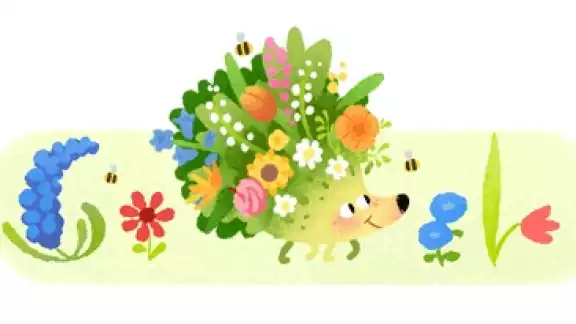 Doodle primaveral de Google