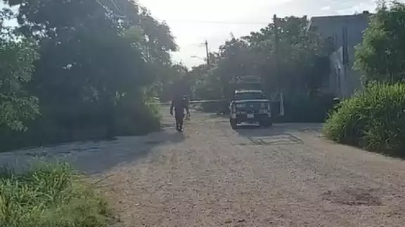 Al lugar llegaron elementos de la Policía Quintana Roo Al lugar llegaron elementos de la Policía Quintana Roo