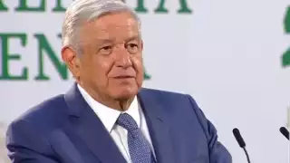 AMLO, durante su conferencia matutina