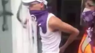 Hombres infiltrados en la marcha atacaron a policías de la Ciudad de México