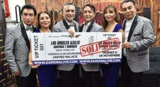 Los Ángeles Azules llenan todos los lugares en donde se presentan. Foto: Instagram @angelesazulesmx