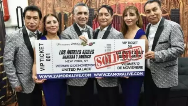 Los Ángeles Azules llenan todos los lugares en donde se presentan. Foto: Instagram @angelesazulesmx