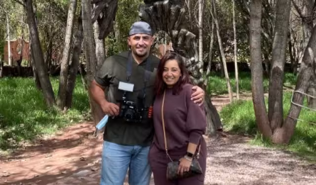 Juan Rivera había compartido fotos de su viaje a Perú con su esposa Brenda Rivera