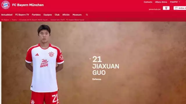 El joven de 18 se probó tiempo atrás con el Bayern