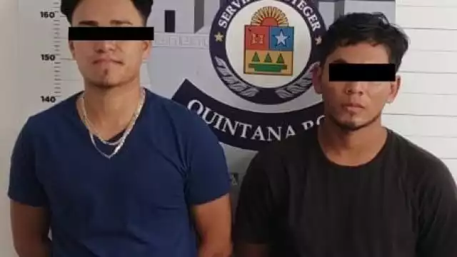 Los delincuentes fueron identificados como Jesús P.M.E., de 24 años de edad y Manuel V.H, de 22 años