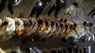 El operativo se realizó los primeros minutos de este miércoles