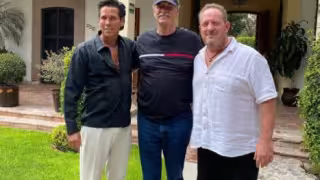 Roberto Palazuelos, Vicente Fox y Marcus Dantus