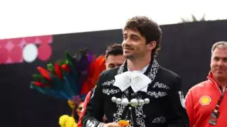 GP de México 2024: Charles Leclerc llega vestido de charro y saluda en español 
