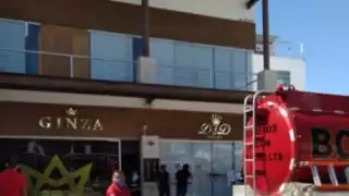 Los bomberos acudieron al lugar