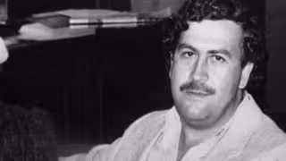 El narcotraficante Pablo Escobar.