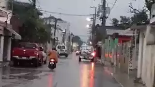 En la población de Hunucmá se observó poco movimiento de personas en los paraderos de autobuses