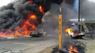 Los hechos se registraron en el kilómetro 33 cerca de la caseta San Marco