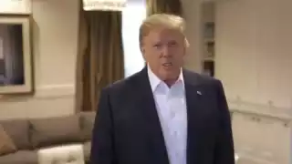 EL mandatario estuvo cerca de tres días hospitalizado. Foto: Twitter Donald Trump