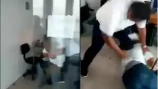 Los trabajadores golpearon a su compañero por juego. Foto: Captura de pantalla