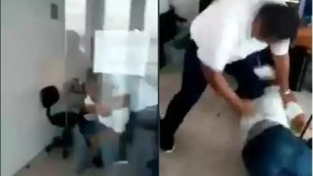 Los trabajadores golpearon a su compañero por juego. Foto: Captura de pantalla