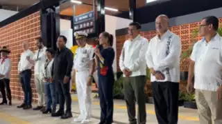Presidenta Sheinbaum inaugura estaciones del Tren Interocéanico en Oaxaca: Chahuites y Juchitán