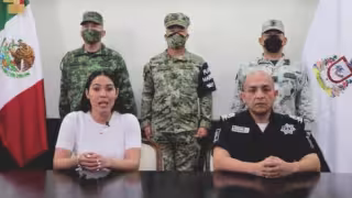 La gobernadora pidió comprensión y colaboración a los colimenses en los puntos de seguridad. Foto: Twitter @indira_vizcaino