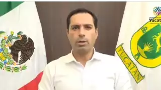EL mandatario se realizó la prueba correspondientes esta mañana. Foto: Captura de pantalla