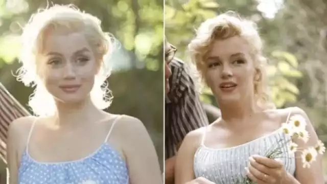 Ana de Armas luce idéntica a Marilyn Monroe en las nuevas fotografías de 'Blonde'