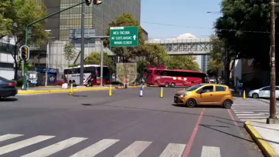 Petroleros liberaron avenida Marina Nacional de CDMX Petroleros liberaron avenida Marina Nacional de CDMX