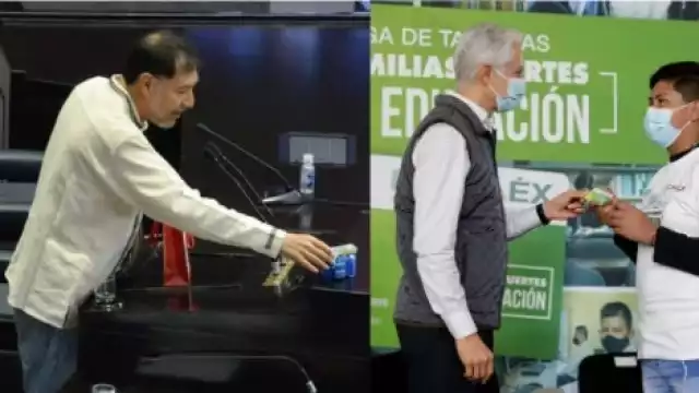 Ambos políticos anunciaron en su cuenta de Twitter su resultado positivo. Foto: Twitter y Cuartoscuro