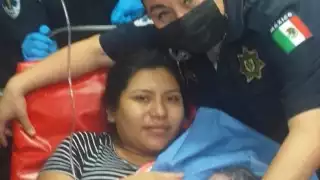 La bebé se hizo escuchar con un llanto vigoroso y fue trasladada al Hospital Materno Infantil