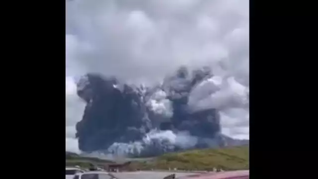 Se trata del cuarto supervolcán de la lista con riesgo de causar la muerte de un millón de personas y hoy hizo erupción