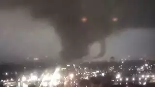 Tornado azota Nueva Orleans. Foto: Captura de pantalla