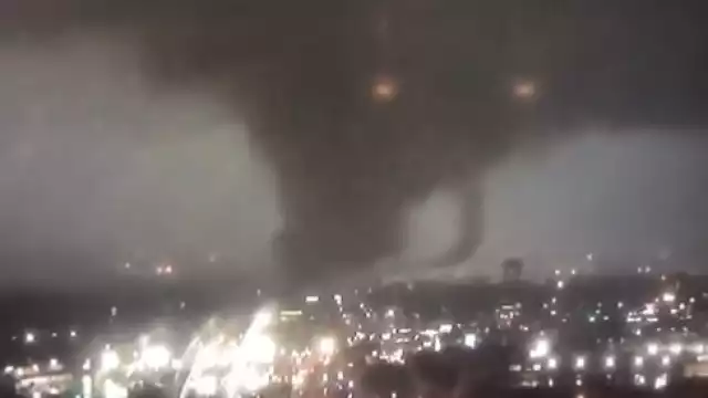 Tornado azota Nueva Orleans. Foto: Captura de pantalla