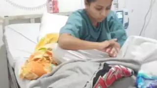 La pierna de Wendy Uc está en riesgo de perderla si no la intervienen nuevamente