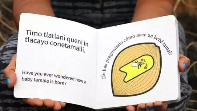 El libro está inspirado en la gastronomía tradicional para contar cómo nacen los bebés tamales