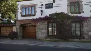 Fachada de la casa donde el escritor pasó los últimos años de su vida