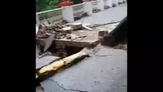 Los ríos Cuale y El Pitillal se desbordaron, teniendo como consecuencia la desaparición de una mujer