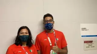 Briseida Acosta y Carlos Sansores pasaron la báscula para sus peleas