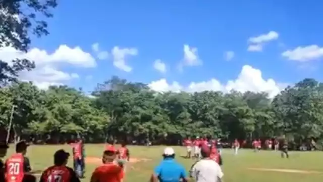 Una pelea se generó este domingo en la Liga Municipal de Béisbol en Yucatán